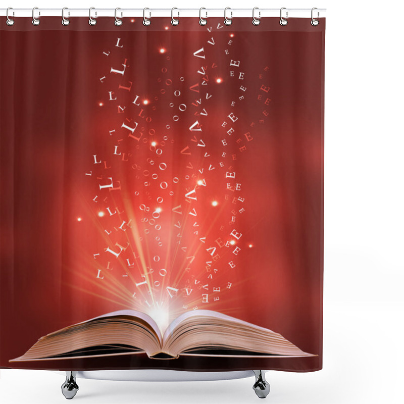 Personality  Magic Book Shower Curtains