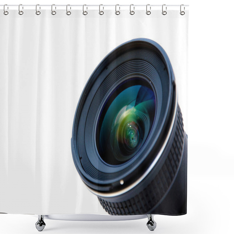 Personality  Wide DSLR Lens Shower Curtains