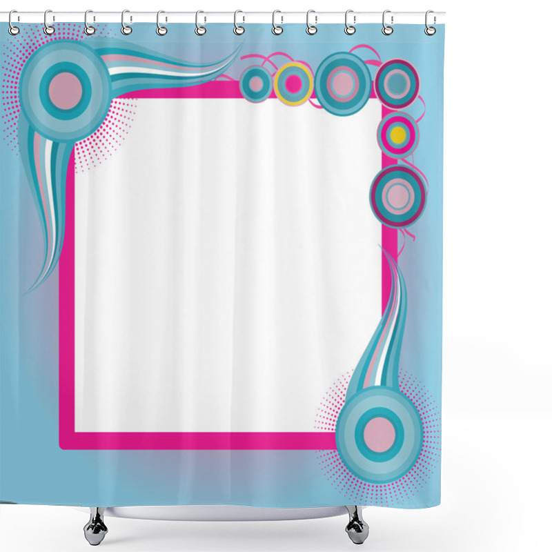 Personality  Retro Background Shower Curtains