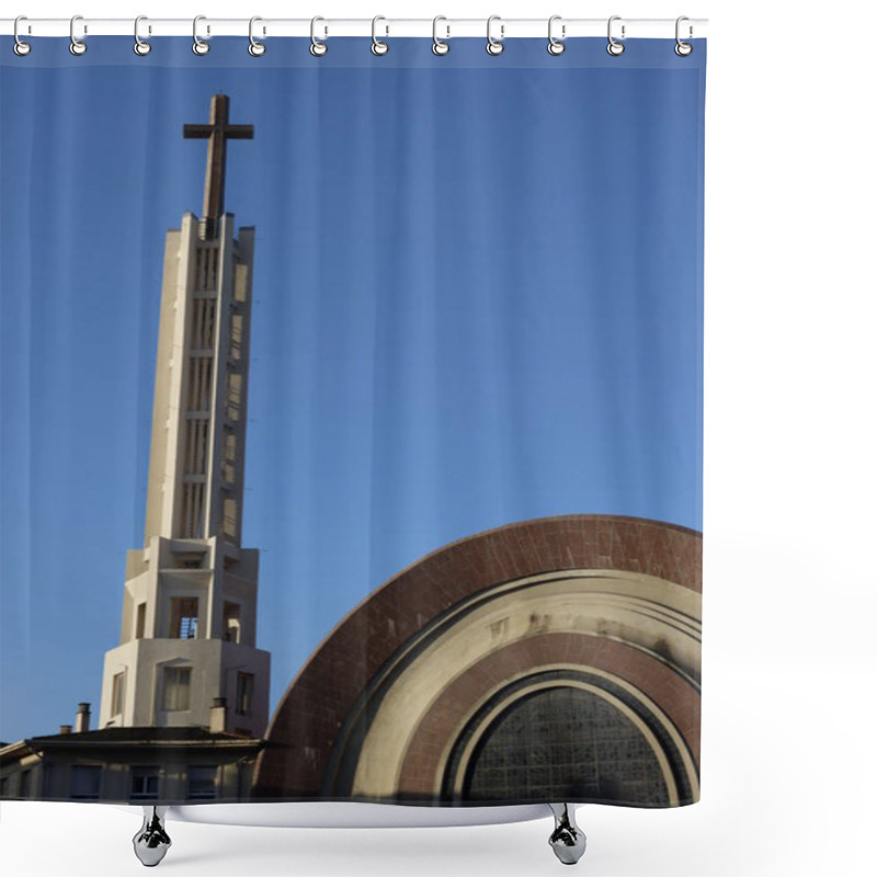 Personality  Religious Monument In Bilbao Shower Curtains