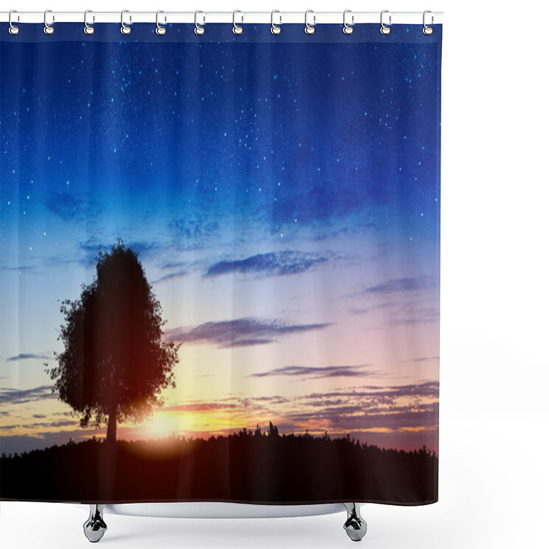 Personality  Natural Landscape Shower Curtains