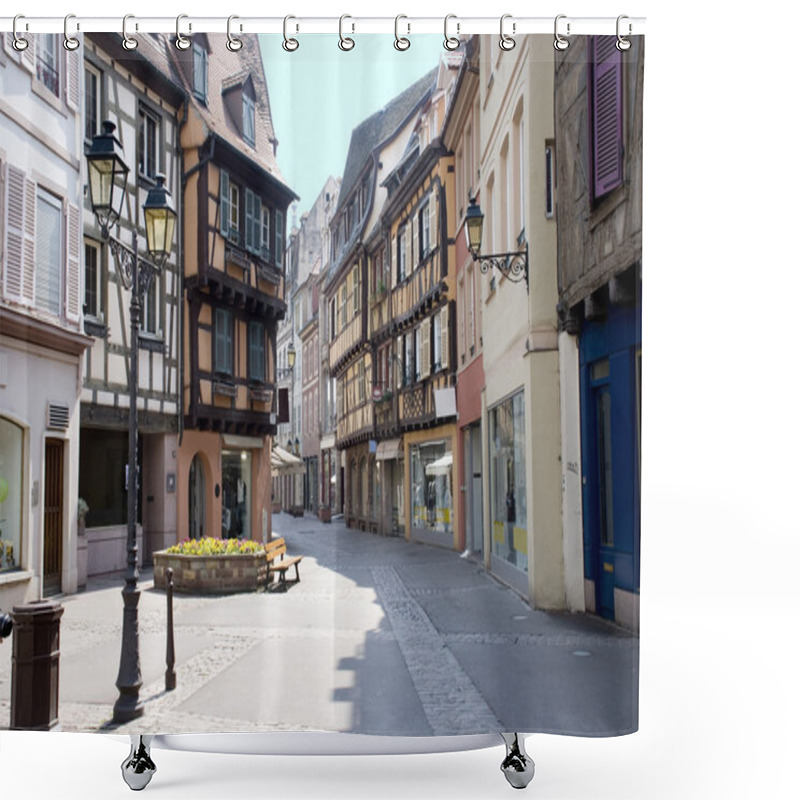 Personality  France, Colmar, Medieval City Shower Curtains