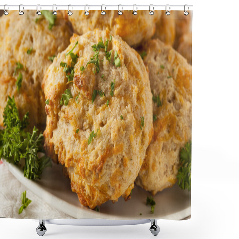 Personality  Homemade Cheddar Cheese Biscuits Shower Curtains