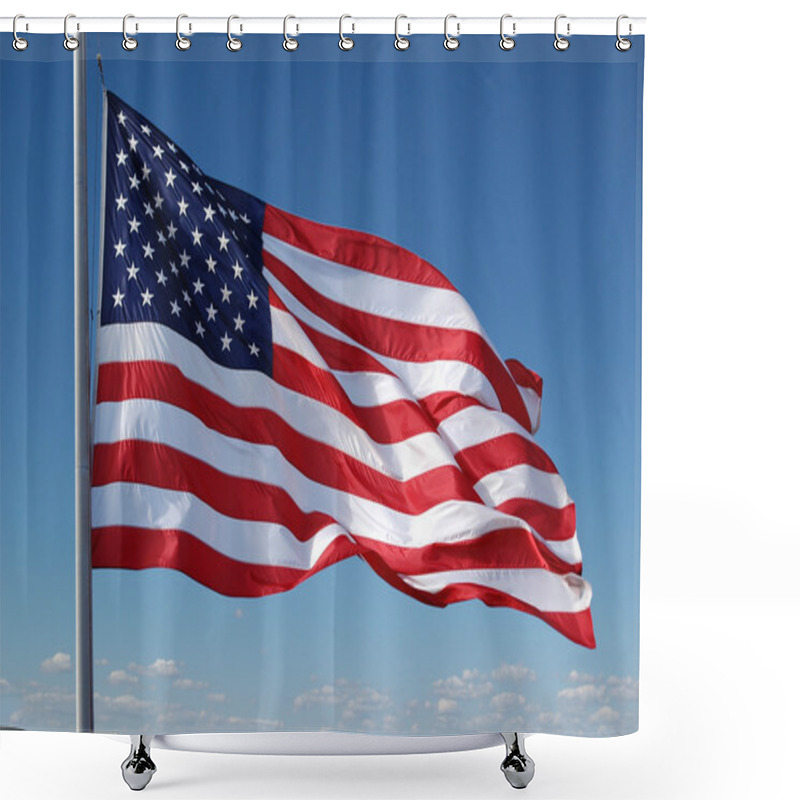 Personality  American Flag Flying Shower Curtains