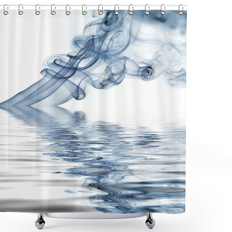 Personality  Blue Smoke Shower Curtains