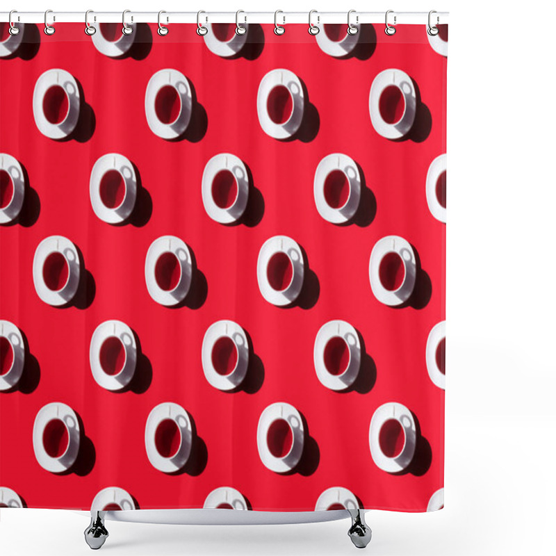 Personality  Tea Cups Pattern     Shower Curtains