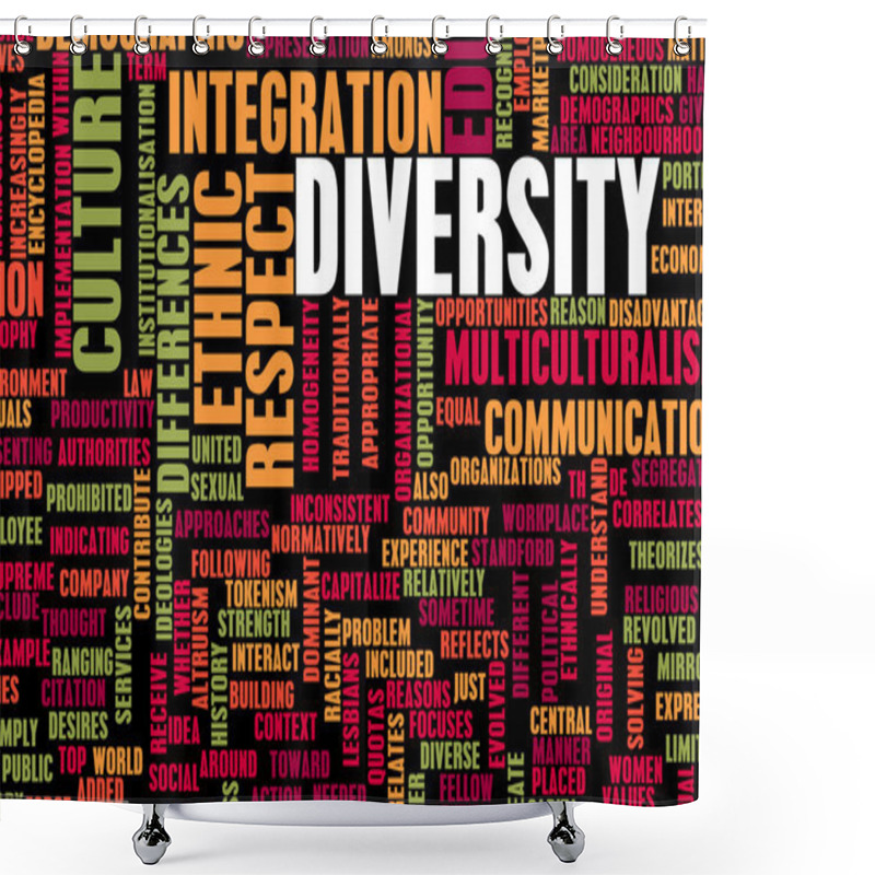 Personality  Diversity Shower Curtains