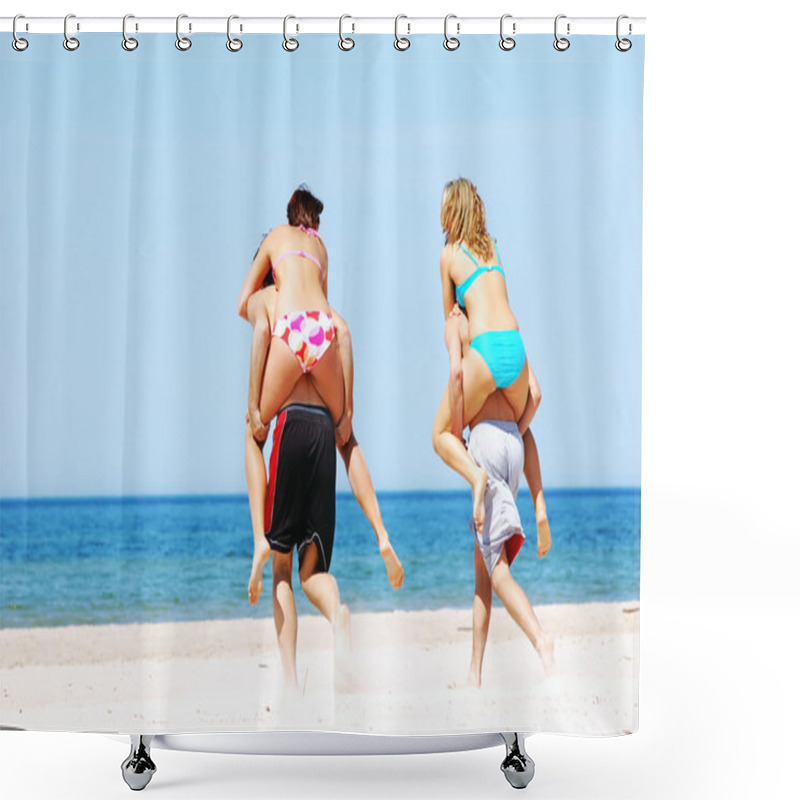 Personality  Happy Summertime Shower Curtains