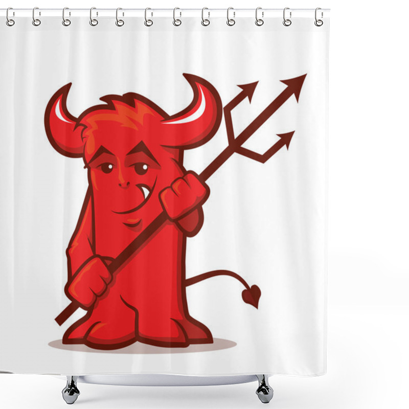 Personality  Cute Devil Shower Curtains