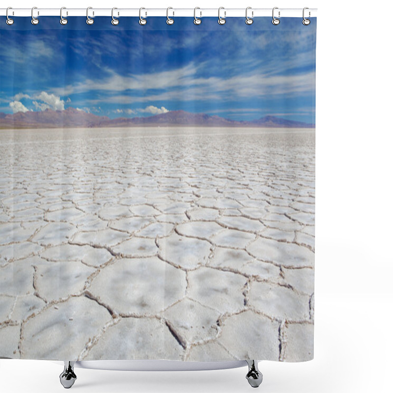 Personality  Salt Flats Shower Curtains