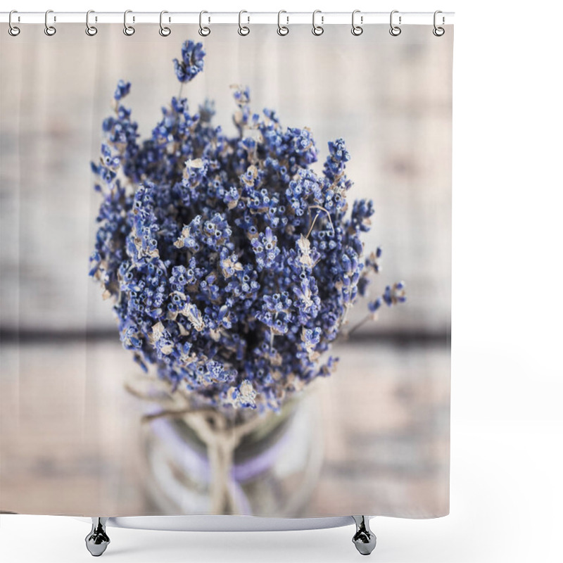 Personality  Bouquet Of Dried Lavender Shower Curtains