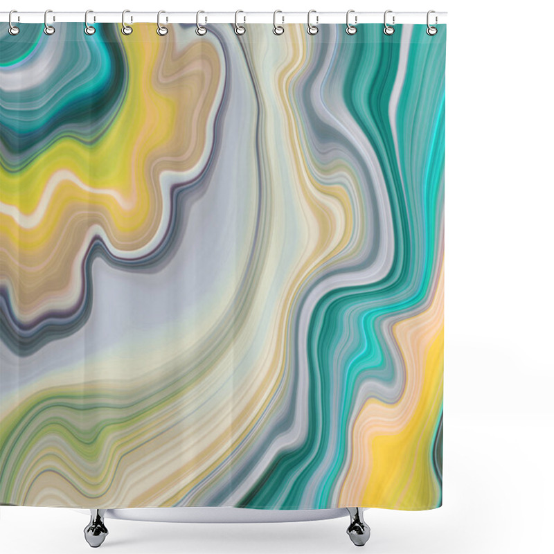 Personality  Abstract Marbled Background Shower Curtains