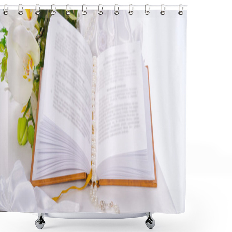 Personality  Liturgical Prayers Shower Curtains