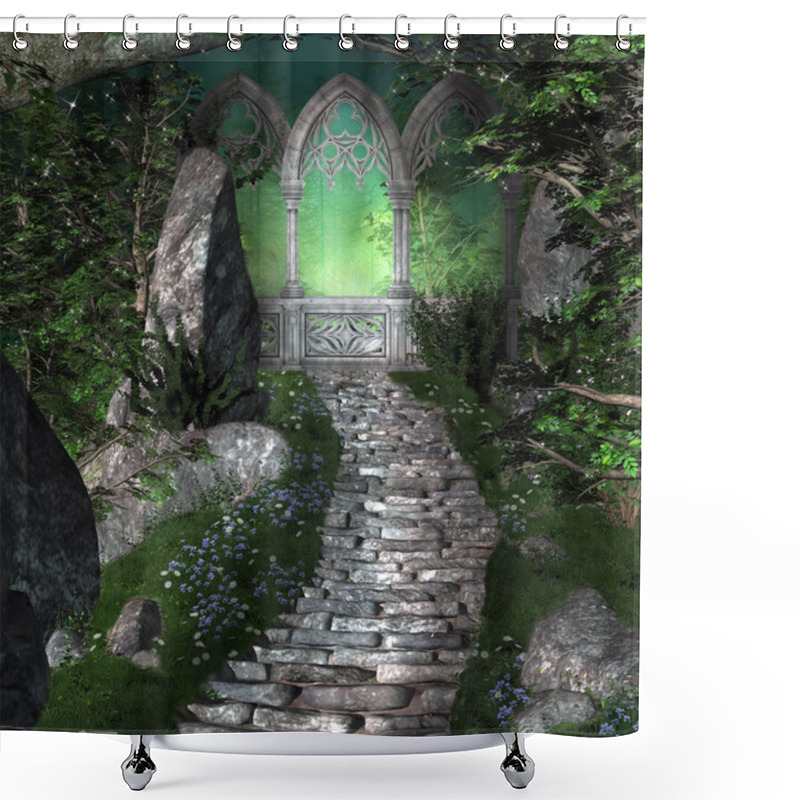 Personality  Mysterious Magic Portal Shower Curtains