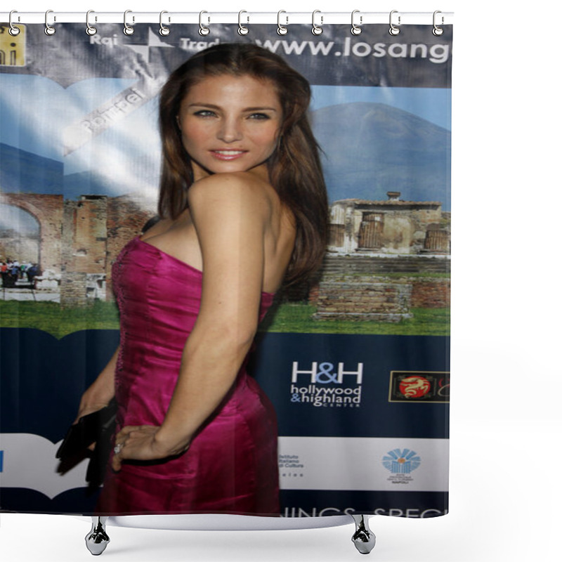 Personality  Actress Elsa Pataky Shower Curtains