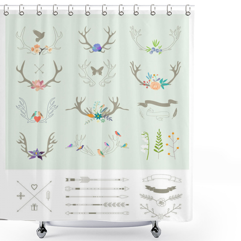 Personality  Decor Elements Background Shower Curtains