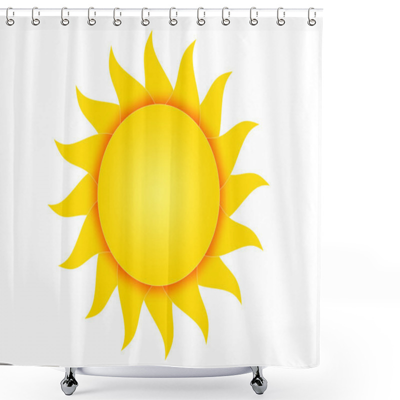 Personality  Symbol Of The Sun Shower Curtains