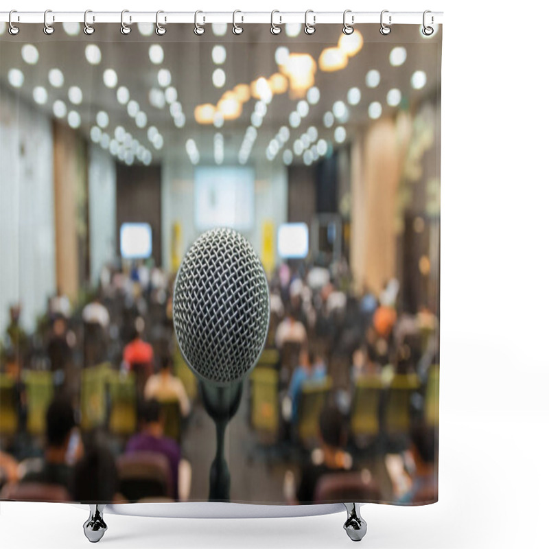 Personality  Blurred Photo Of Conference Hall  Shower Curtains