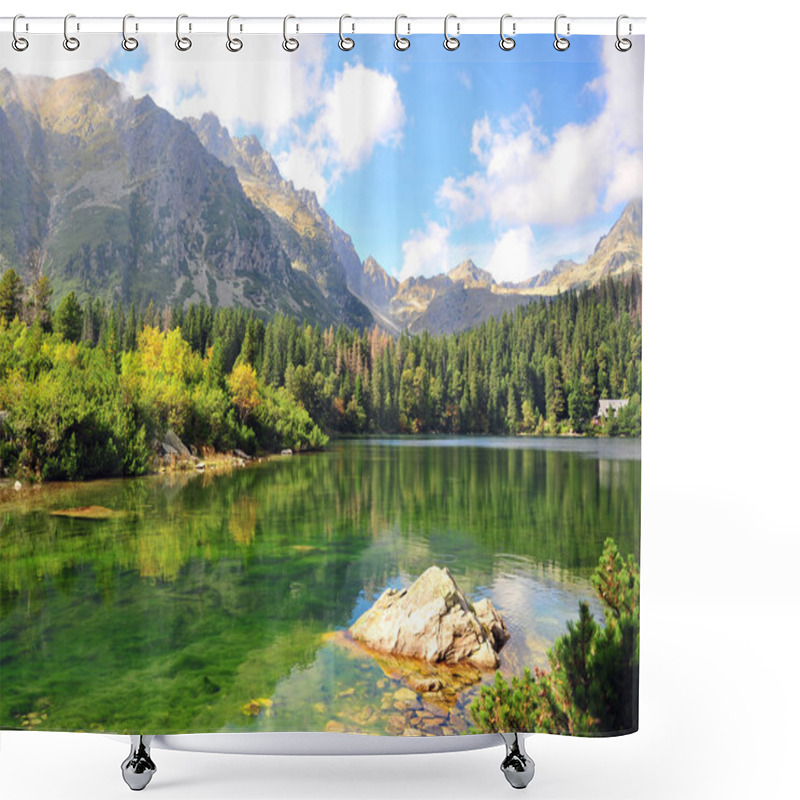 Personality  Beautiful Landscape In High Tatras National Park, Liptov, Slovakia Shower Curtains