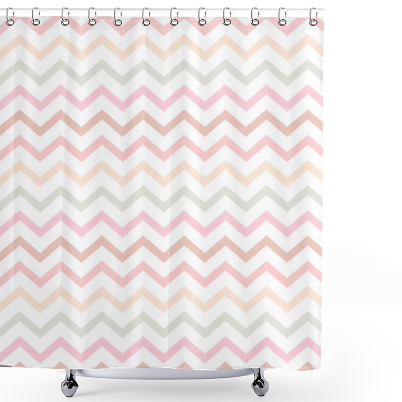 Personality  Geometric Style Zig Zag Abstract Background Vector  Shower Curtains