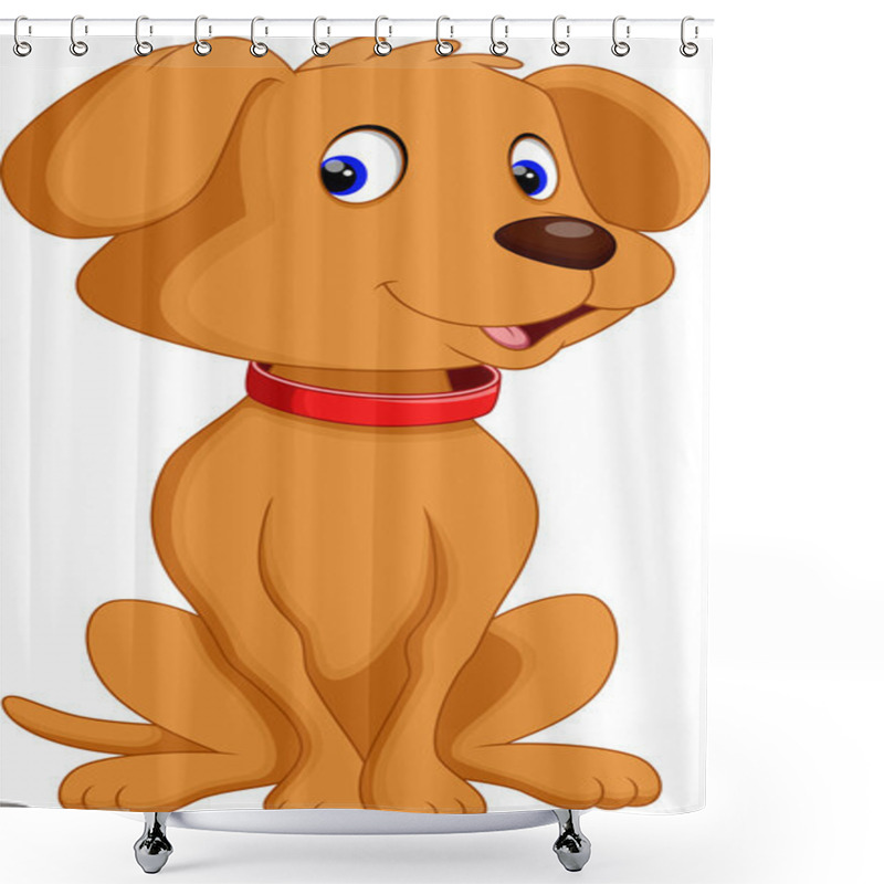 Personality  Cute Dog Cartoon Shower Curtains