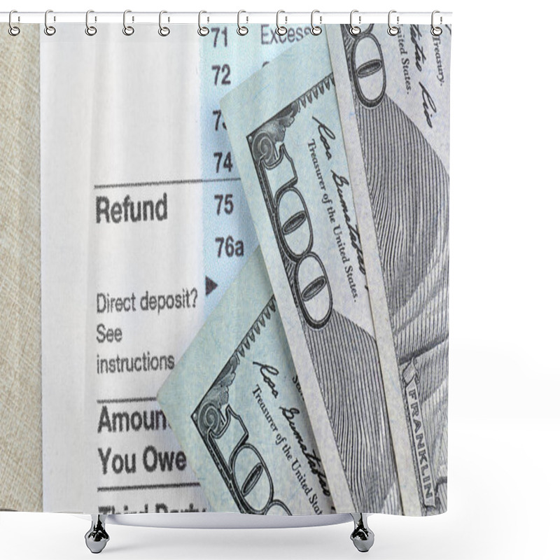 Personality  Tax Refund Document  Shower Curtains