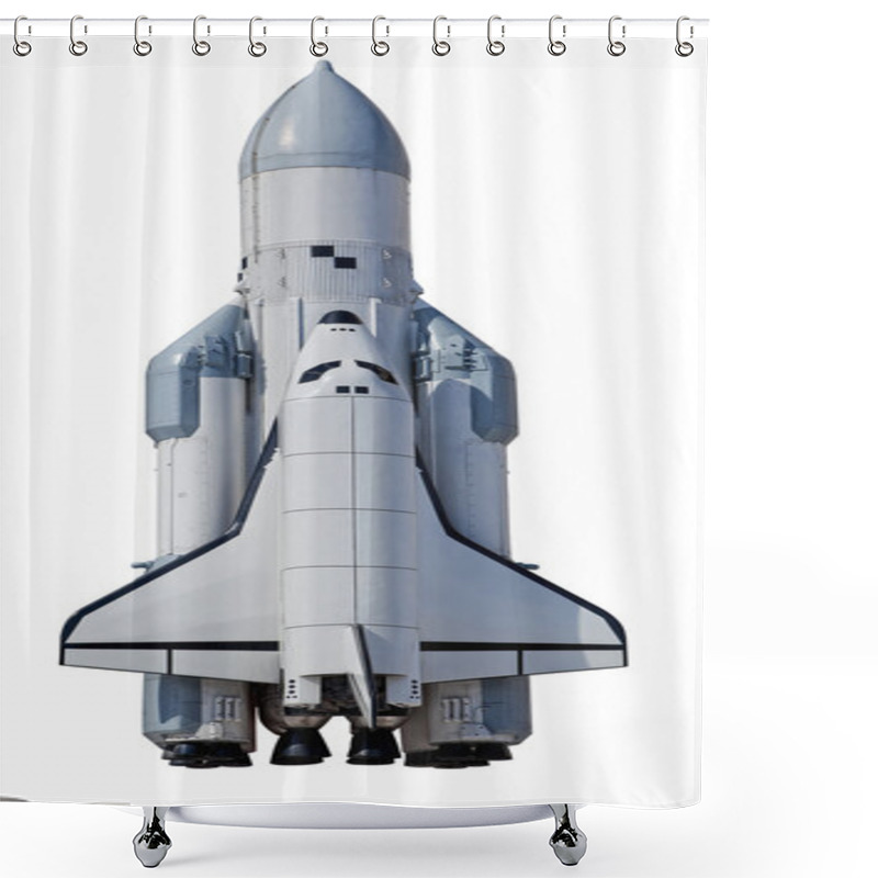 Personality  Spaceship Buran In Samara, Russia Shower Curtains