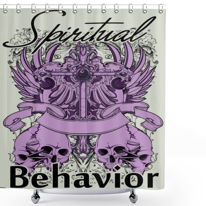 Personality  Spiritual Behavior Shower Curtains