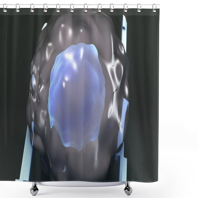 Personality  Uric Acid Crystal Shower Curtains