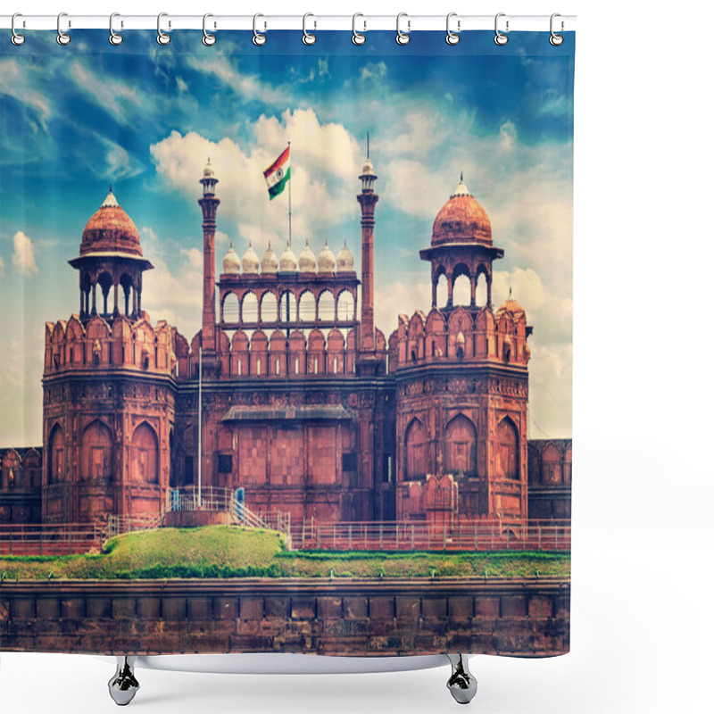 Personality  Red Fort Lal Qila. Delhi, India Shower Curtains