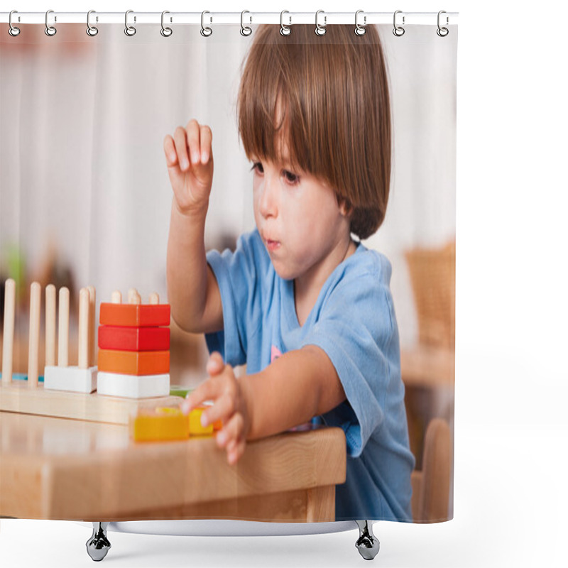 Personality  Child Playing Shower Curtains