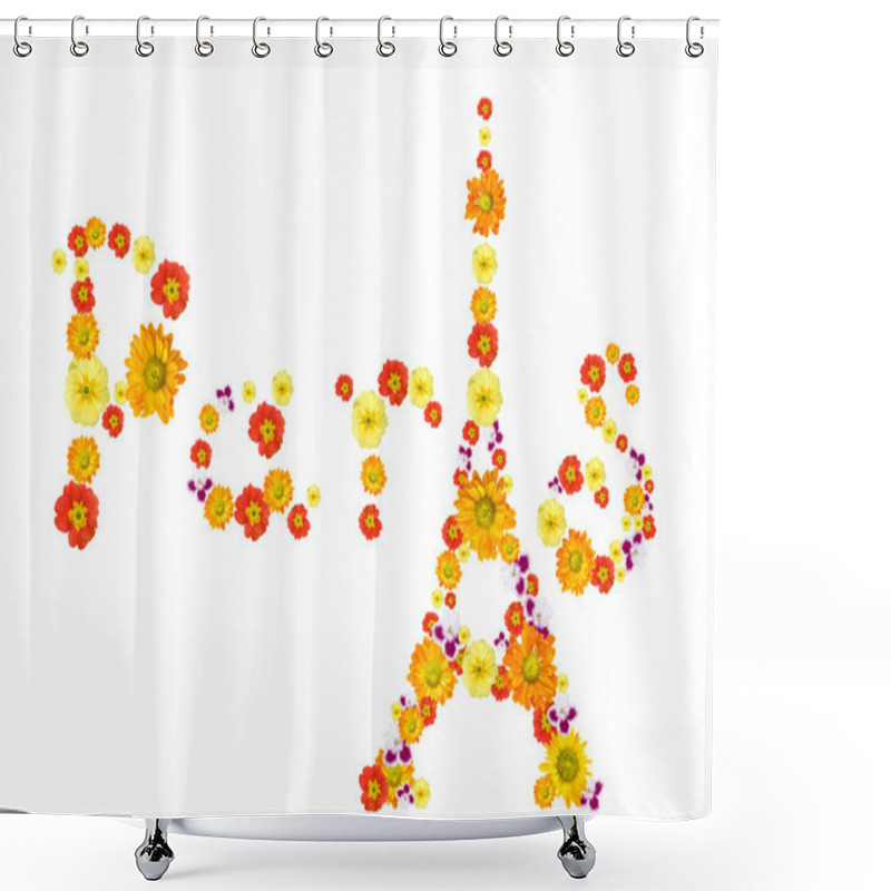 Personality  I Love Paris With Eiffel Tower Shower Curtains