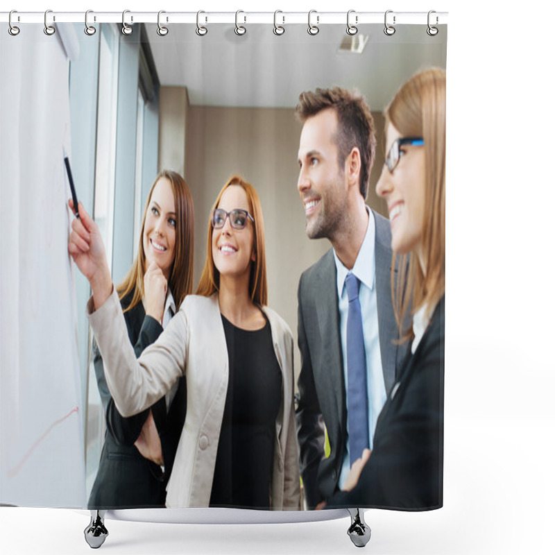 Personality  Business Concept Shower Curtains