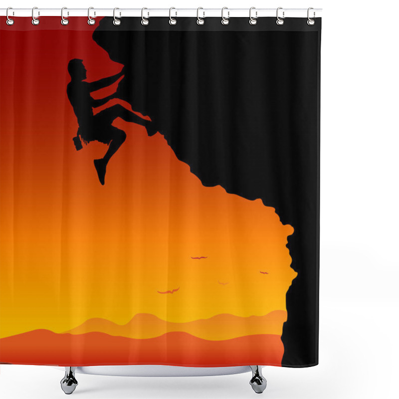 Personality  To The Top Shower Curtains