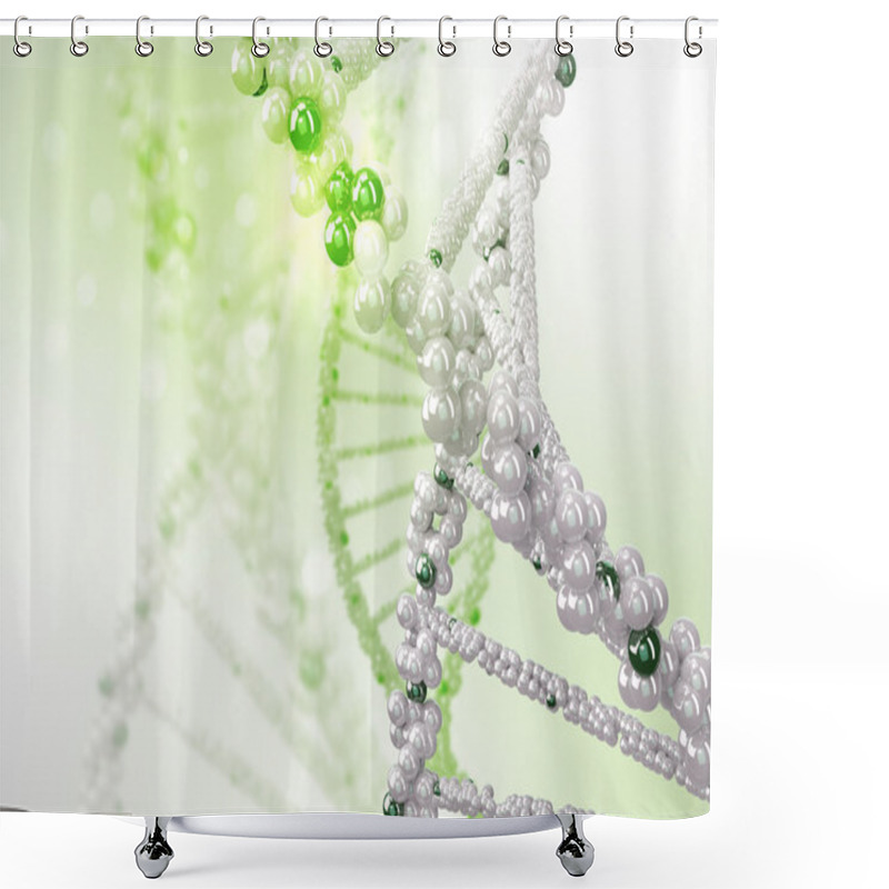 Personality  DNA Strand Shower Curtains