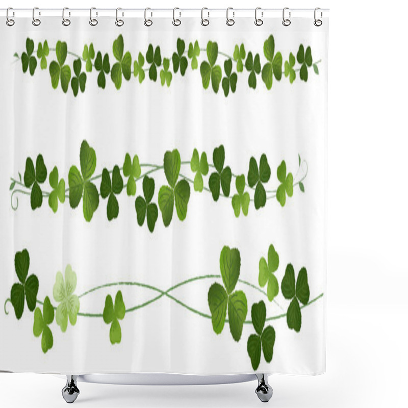 Personality  Clovers Dividers Shower Curtains