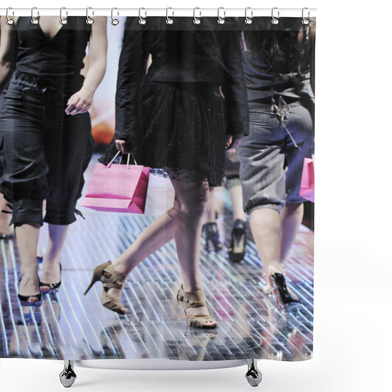 Personality  Fashion Show Shower Curtains