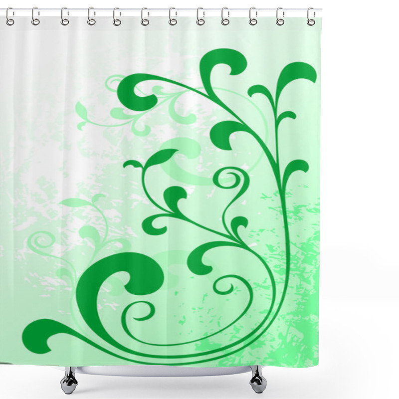 Personality  Spring Pattern Shower Curtains