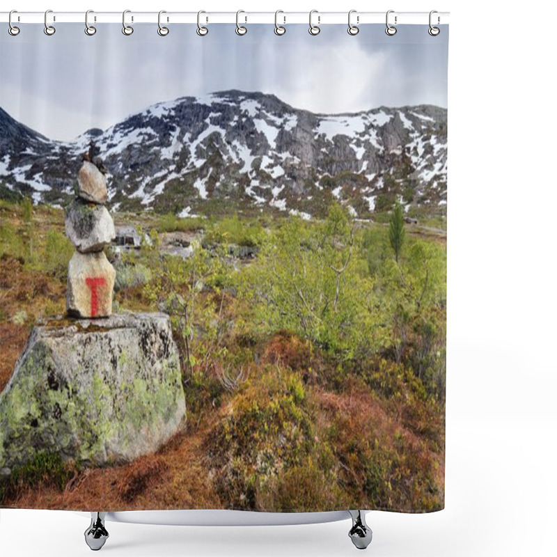 Personality  Trail In Norway Shower Curtains