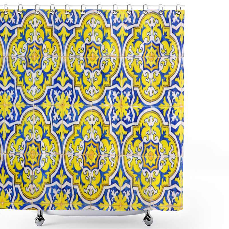 Personality  Portuguese Tiles. Shower Curtains