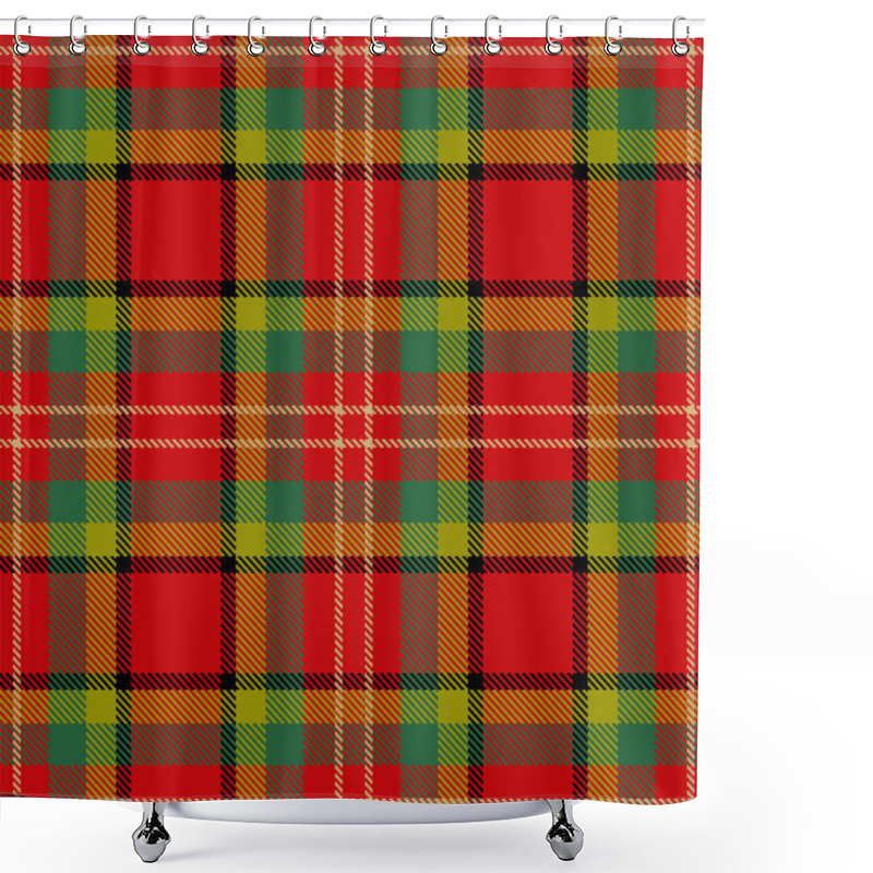 Personality  Textured Tartan Plaid Shower Curtains