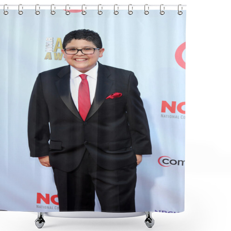 Personality  Rico Rodriguez Shower Curtains