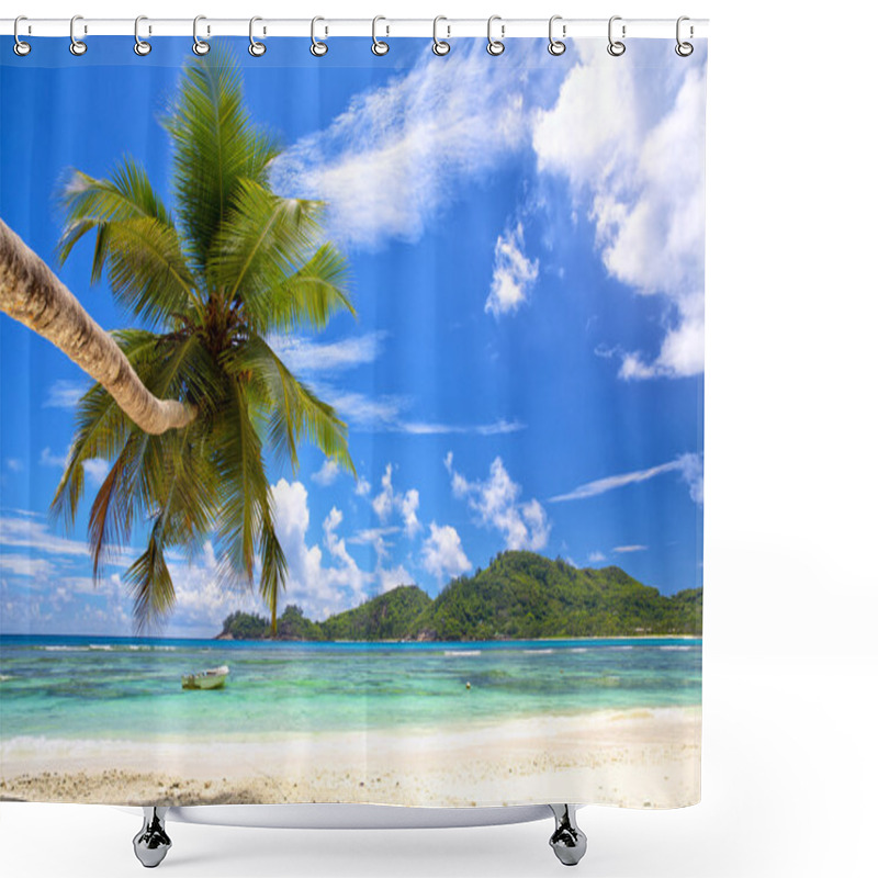 Personality  Tropical Palm Beach Shower Curtains