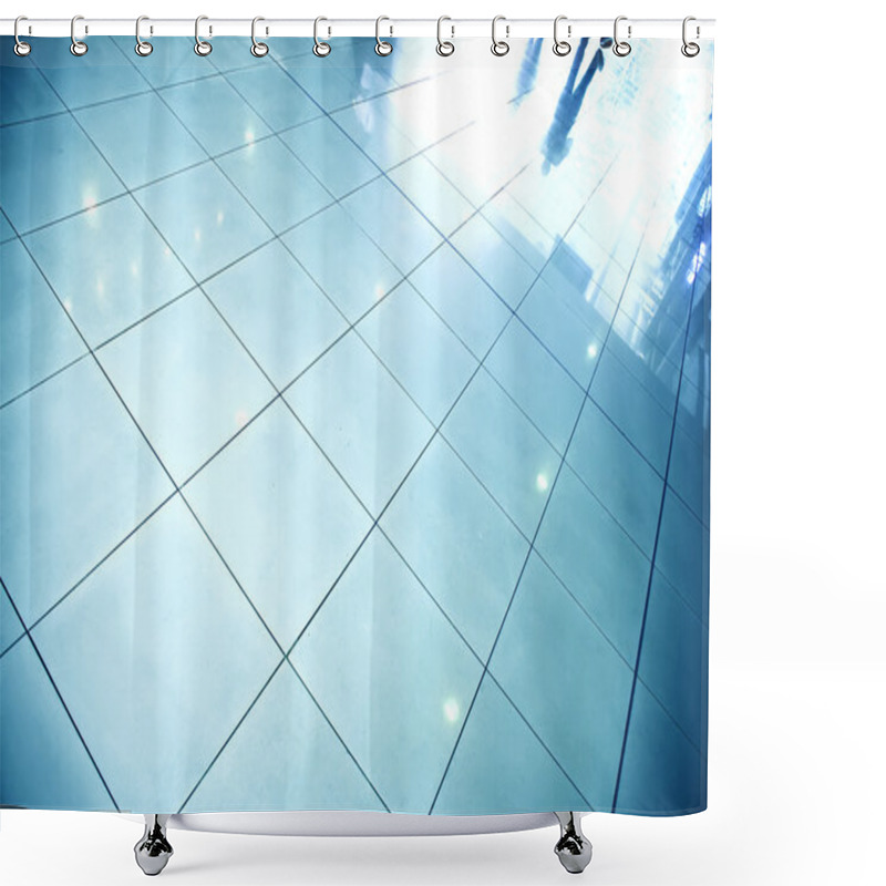 Personality  Reflective Floor Shower Curtains