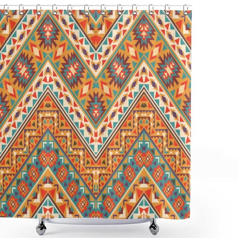 Personality  Seamless Navajo Pattern Shower Curtains