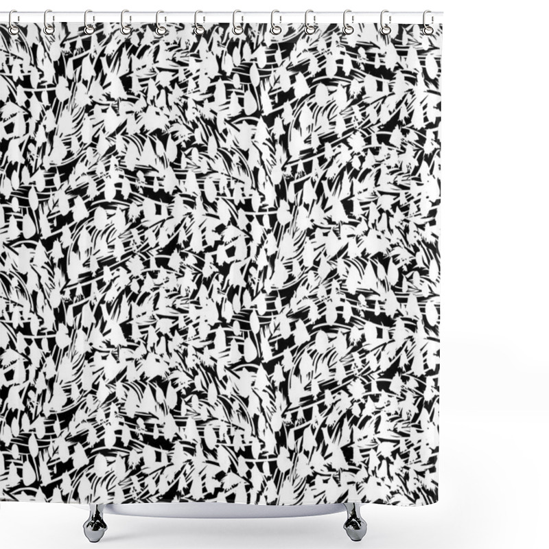 Personality  Abstract Pattern Inspired By Tropical Birds Shower Curtains