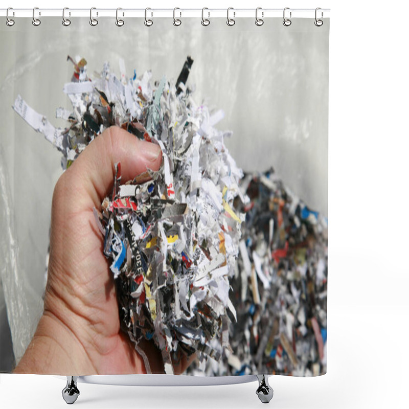 Personality  Shredded Paper. Anti-identity Theft Shredded Paper. Shredding Sensitive Documents And Information Helps Control Identity Theft. Confetti Shredded Paper And Documents. Confetti Shredded Paper In A Recycle Trash Can. Keep Safe From Identity Fraud.  Shower Curtains