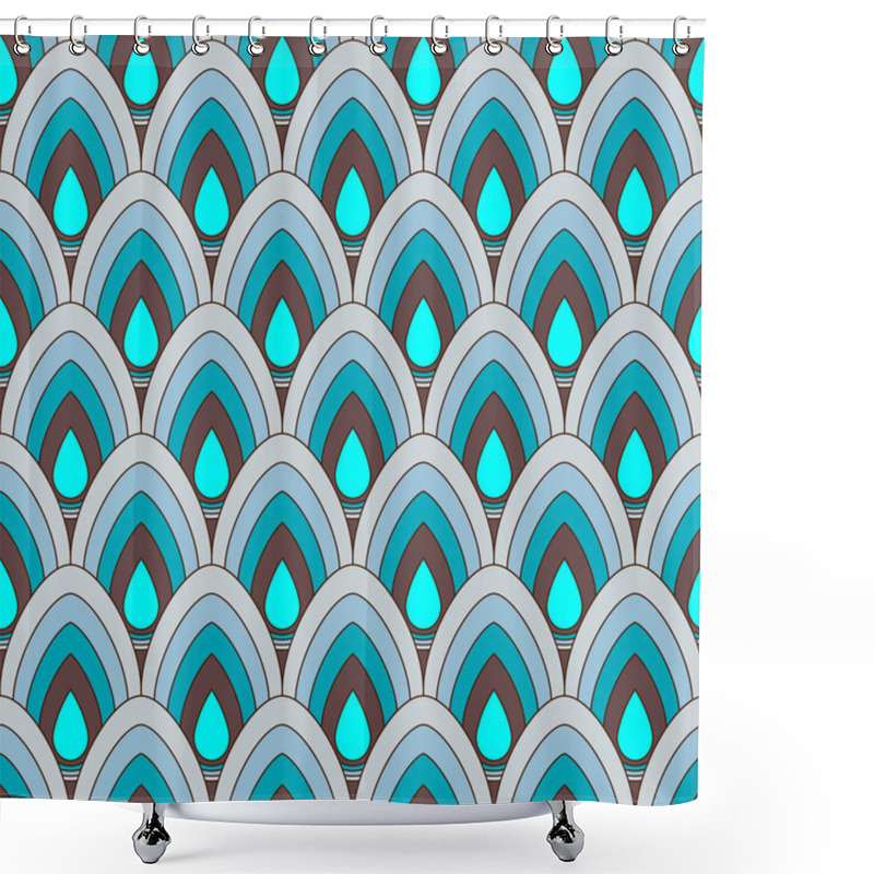 Personality  Vector Abstract Background. Vector Illustration. Shower Curtains