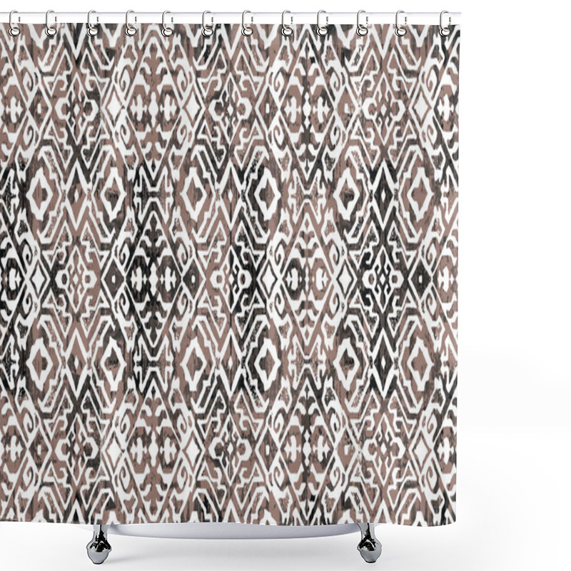 Personality  Carpet And Rugs Textile Design With Grunge And Distressed Texture Repeat Pattern  Shower Curtains