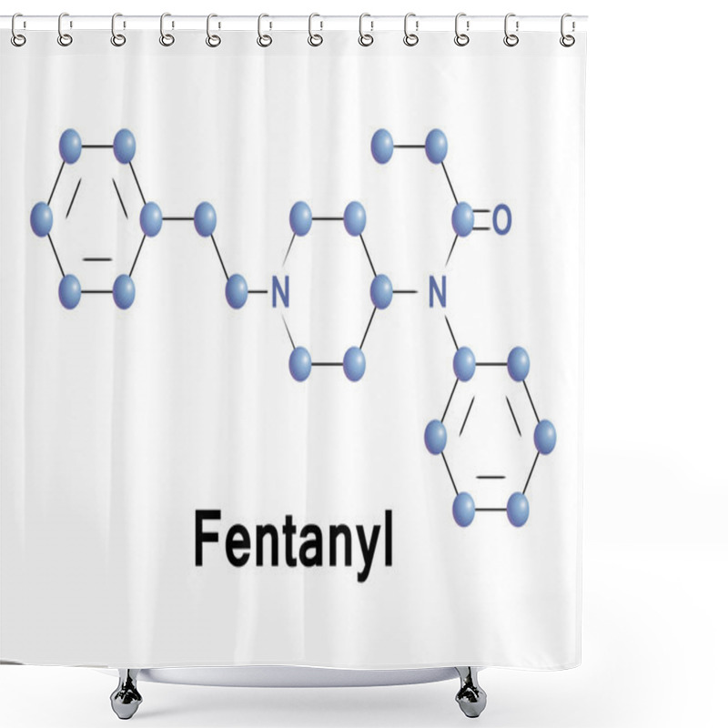 Personality  Fentanyl Opioid Analgesic Shower Curtains